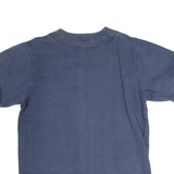 SAMSSY Mens Denim Shirt Blue L