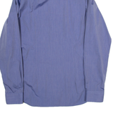 DKNY Slim Fit Mens Plain Shirt Blue Long Sleeve S