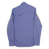 DKNY Slim Fit Mens Plain Shirt Blue Long Sleeve S