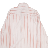 TOMMY HILFIGER Regular Fit Mens Shirt Pink Striped Long Sleeve L