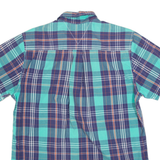 TOMMY HILFIGER Custom Fit Mens Shirt Green Check M