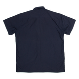 KICKERS Mens Plain Shirt Blue L