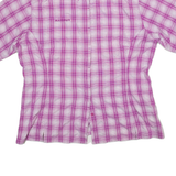 MAMMUT Womens Shirt Purple Check 2XL