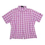 MAMMUT Womens Shirt Purple Check 2XL
