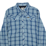 G-STAR Mens Shirt Blue Check Long Sleeve L