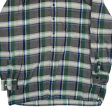 EXPLORER Mens Shirt Green Check Long Sleeve L
