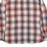 BAILO Mens Shirt Red Check Long Sleeve L
