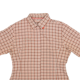 MAMMUT Womens Shirt Orange Check L