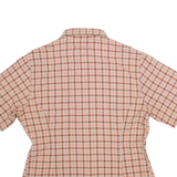 MAMMUT Womens Shirt Orange Check L