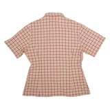 MAMMUT Womens Shirt Orange Check L