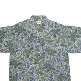 GATSBY Mens Shirt Blue Floral L