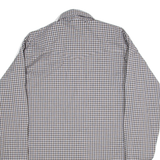 WRANGLER Mens Shirt Grey Gingham Long Sleeve L