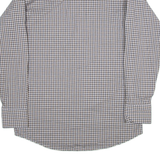 WRANGLER Mens Shirt Grey Gingham Long Sleeve L