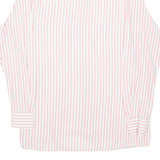 PIEROT Mens Shirt Red Striped Long Sleeve L