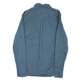 ALL SAINTS Mens Plain Shirt Blue Long Sleeve S