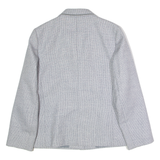 WEINBERG Womens Blazer Jacket Grey Wool 90s UK 16