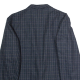 ANDRE LANCAR Mens Blazer Jacket Blue Wool Striped XL