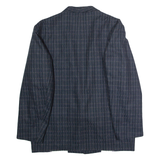 ANDRE LANCAR Mens Blazer Jacket Blue Wool Striped XL