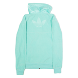 ADIDAS ORIGINALS Womens Fleece Jacket Green UK 6