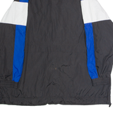 DKNY Womens Windbreaker Jacket Black Colourblock XL