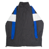 DKNY Womens Windbreaker Jacket Black Colourblock XL