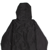 ELLESSE Womens Puffer Jacket Black Hooded UK 12