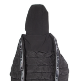 CHAMPION Mens Puffer Jacket Black Hooded S