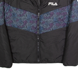 FILA Insulated Womens Puffer Coat Black M