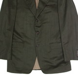 HUGO BOSS Slim Fit Mens Blazer Jacket Green Cashmere L