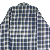 CHALET Mens Lumberjack Jacket Blue Flannel Plaid 2XL