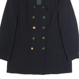 OKTAVIA Womens Blazer Jacket Black Wool 90s UK 14