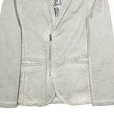 CALVIN KLEIN JEANS Womens Blazer Jacket Grey 2XL