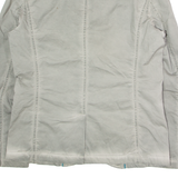 CALVIN KLEIN JEANS Womens Blazer Jacket Grey 2XL