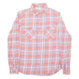 BIG STAR Womens Shirt Red Check Long Sleeve M