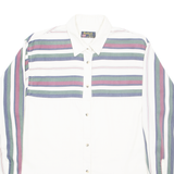 RUDDOCK Mens Shirt Beige Striped Long Sleeve M