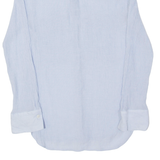 ZARA Womens Flannel Shirt Blue Long Sleeve XS