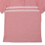 ORIGINAL PENGUIN Mens Polo Shirt Red Striped S
