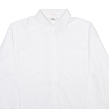 CV Womens Plain Shirt White Long Sleeve 2XL