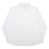 CV Womens Plain Shirt White Long Sleeve 2XL