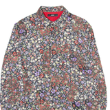 DIESEL Mens Shirt Black Floral Long Sleeve M
