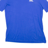 ADIDAS Mens T-Shirt Blue S