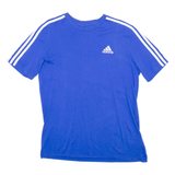 ADIDAS Mens T-Shirt Blue S
