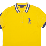 U.S. POLO ASSN Mens Polo Shirt Yellow M