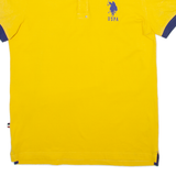 U.S. POLO ASSN Mens Polo Shirt Yellow M