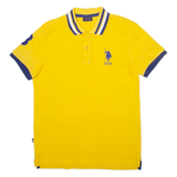 U.S. POLO ASSN Mens Polo Shirt Yellow M