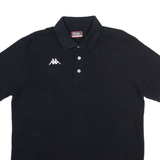 KAPPA Mens Polo Shirt Black XL