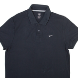 NIKE Mens Polo Shirt Black L