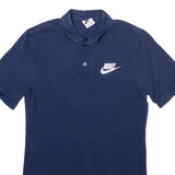 NIKE Mens Polo Shirt Blue XS