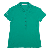 LACOSTE Womens Polo Shirt Green XS