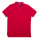 U.S. POLO ASSN Mens Polo Shirt Red S